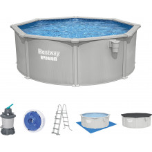 BESTWAY Hydrium Piscine hors sol ronde, 360 x 120 cm 56574
