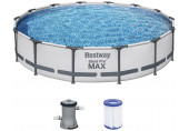 BESTWAY Steel Pro Max Piscine hors sol ronde, 427 x 84 cm 56595