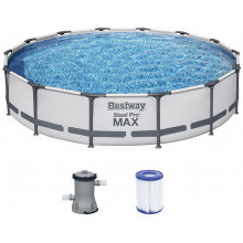 BESTWAY Steel Pro Max Piscine hors sol ronde, 427 x 84 cm 56595