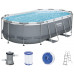 BESTWAY Power Steel Piscine hors sol ovale, 427 x 250 x 100 cm 56620