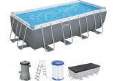 BESTWAY Power Steel Piscine hors sol rectangulaire, 488 x 244 x 122 cm 56670