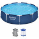 BESTWAY Steel Pro Piscine hors sol ronde, 305 x 76 cm, avec pompe 56679