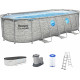 BESTWAY Steel Pro Max Splashview Piscine hors sol ovale, 549 x 274 x 122 cm 56716