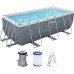 BESTWAY Steel Pro Max Piscine hors sol rectangulaire, 412 x 201 x 122 cm 56722