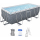 BESTWAY Steel Pro Max Piscine hors sol rectangulaire, 412 x 201 x 122 cm 56722