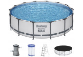 BESTWAY Steel Pro Max Piscine hors sol ronde, 427 x 107 cm 56950