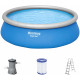 BESTWAY Fast Set Piscine hors sol, 457 x 122 cm, avec pompe 57289