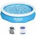 BESTWAY Fast Set Piscine hors sol ronde, 305 x 66 cm 57458