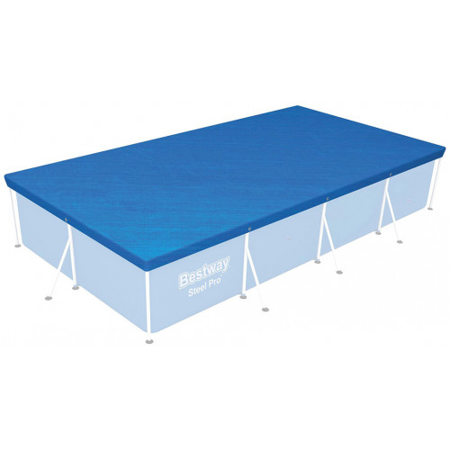 BESTWAY Couverture de piscine 400 x 211 cm, bleu 58107