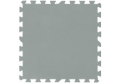 BESTWAY Flowclear Lot de 9 tapis de protection pré formés 50 x 50 cm, gris 58639