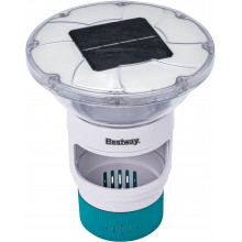 BESTWAY SolarGlow Diffuseur de produits chimiques avec lumiere LED 4 couleurs 58943