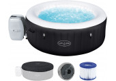 BESTWAY Lay-Z-Spa Miami AirJet Spa gonflable rond, 180 x 66 cm, 4 personnes 60001