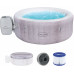 BESTWAY Lay-Z-Spa Cancun AirJet Spa gonflable rond, 180 x 66 cm, 4 personnes 60003