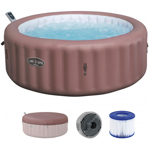 BESTWAY Lay-Z-Spa Hawaii EnergySense AirJet Spa gonflable, 196 x 71 cm, 6 personnes 6001G