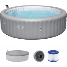 BESTWAY Lay-Z-Spa Hawaii AirJet Spa gonflable rond, 236 x 71 cm, 8 personnes 6001J