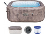 BESTWAY Lay-Z-Spa Rome EnergySense Smart AirJet Spa, 180 x 180 x 71 cm, 6 personnes 6001K