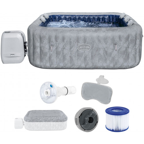 BESTWAY Lay-Z-Spa San Francisco HydroJet Pro Spa, 230 x 230 x 71 cm, 7 personnes 6001Q BESTWAY Lay-Z-Spa San Francisco HydroJet Pro Spa, 230 x 230 x 71 cm, 7 personnes 6001Q