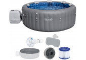 BESTWAY Lay-Z-Spa Santorini EnergySense HydroJet Pro Spa, 216 x 80 cm, 7 personnes 6001T