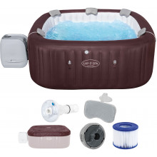 BESTWAY Lay-Z-Spa Maldives HydroJet Pro Spa gonflable, 201 x 201 x 80 cm, 7 pers. 6001U