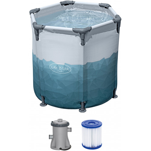 BESTWAY Lay-Z-Spa Glacial Dip Bassin pour bain de glace 90 x 80 cm, ronde 6002K