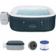 BESTWAY Lay-Z-Spa Ibiza AirJet Spa gonflable, 180 x 180 x 66 cm, 4 personnes 6002U