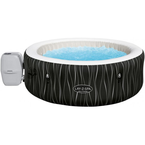 BESTWAY Lay-Z-Spa Hollywood AirJet Spa gonflable rond, 196 x 66 cm, 6 personnes 60059