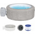 BESTWAY Lay-Z-Spa Zurich AirJet Spa gonflable rond, 180 x 66 cm, 4 personnes 60065