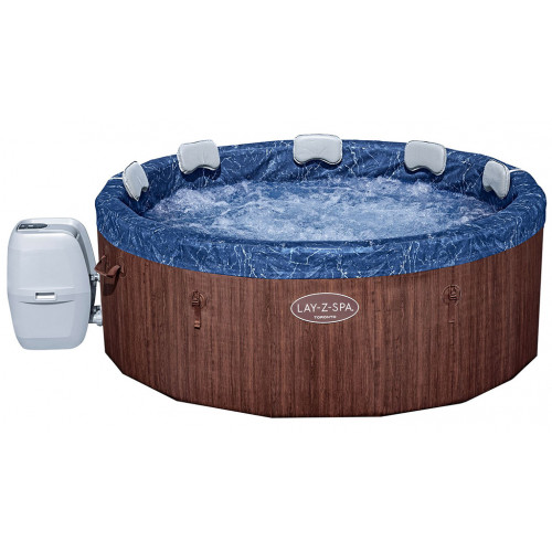 BESTWAY Lay-Z-Spa Toronto AirJet Plus Spa semi rigide rond, 190 x 70 cm, 5-7 places 60163