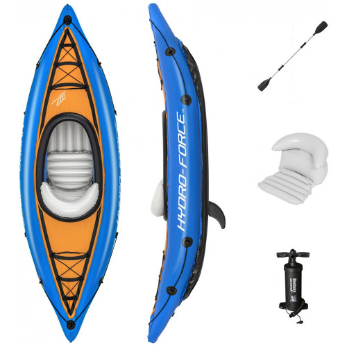 BESTWAY Hydro-Force Cove Champion Hydro Force Kayak gonflable, 275 x 81 x 45 cm 65115