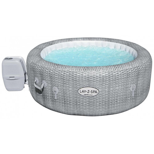 BESTWAY Lay-Z-Spa Honolulu AirJet Spa gonflable rond, 196 x 71 cm, 6 personnes 60019