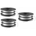 Black & Decker A6495X3-XJ Reflex Plus Bobine pour coupe bordures (1,5mm/2x6m), 3 pieces