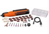 Black & Decker BCRT8I Outil de précision Multifonction 7.2v with 36 accessories