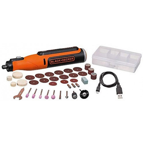 Black & Decker BCRT8I Outil de précision Multifonction 7.2v with 36 accessories