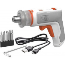 Black & Decker BCRTA01 Tournevis sans fil 3,6V/1,5Ah avec mandrin pour clés L 2 - 5mm