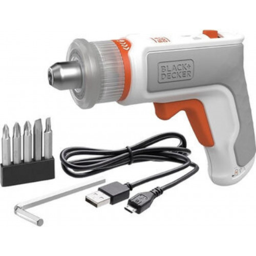 Black & Decker BCRTA01 Tournevis sans fil 3,6V/1,5Ah avec mandrin pour clés L 2 - 5mm