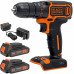 Black & Decker BDCDC18B Perceuse-Visseuse sans fil 30Nm Li-Ion (2x1,5Ah/18V)