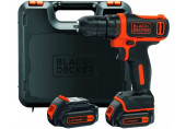 Black & Decker BDCDD12KB Perceuse sans fil 10,8V/1,5Ah Li-Ion, 26Nm, 2 Batterie