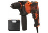 Black & Decker BEH710K-QS Perceuse visseuse a percussion (23,3Nm/710W), coffret