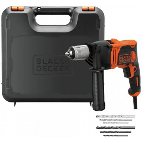 Black & Decker BEH850 Perceuse a percussion filaire (850W/13mm) Coffret