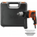 Black & Decker BEH850 Perceuse a percussion filaire (850W/13mm) Coffret
