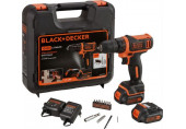 Black & Decker BDCDD12KB-QW Perceuse sans fil (26Nm/10,8V/2x1,5Ah), mallette