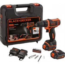 Black & Decker BDCDD12KB-QW Perceuse sans fil (26Nm/10,8V/2x1,5Ah), mallette