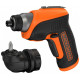 Black & Decker CS3652LC-QW Tournevis avec renvoi d'angle (5,5Nm/3,6V/1,5Ah)