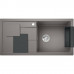 BLANCO SITY XL 6 S Infini SILGRANIT Evier, alumetallic/lava grey 525050