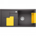 BLANCO SITY XL 6 S Infini SILGRANIT Evier, gris rocher/lemon 525053
