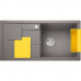 BLANCO SITY XL 6 S Infini SILGRANIT Evier, alumetallic / lemon 525054