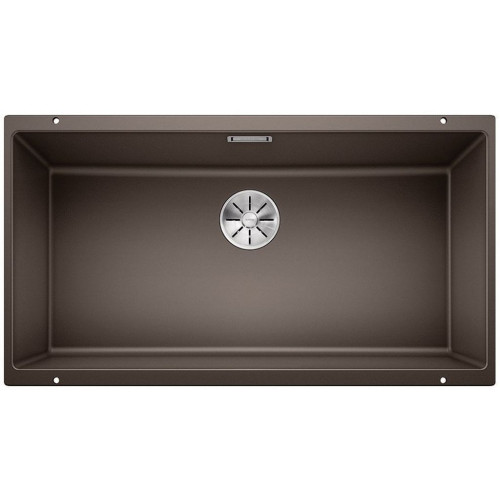 BLANCO SUBLINE 800-U Evier, Silgranit, cafe 523150