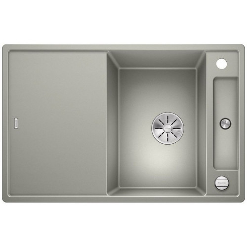 BLANCO AXIA III 45 S SILGRANIT évier, PuraDur gris perle, réversible 523186