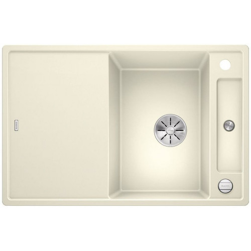 BLANCO AXIA III 45 S Évier Silgranit, jasmin, Planche en verre 523188