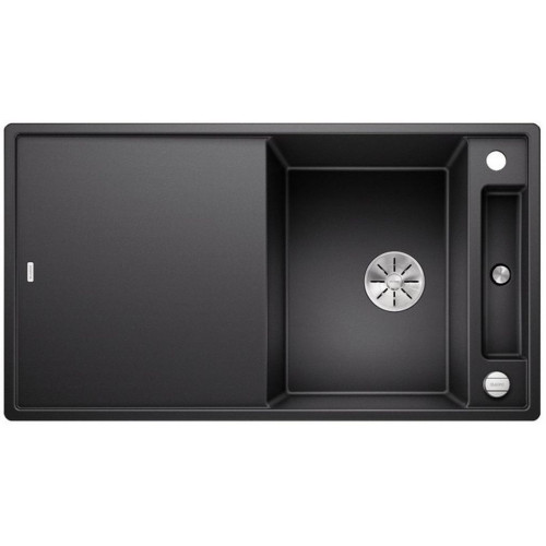 BLANCO AXIA III 5 S Évier Silgranit, anthracite, planche en frene 523205 BLANCO AXIA III 5 S Évier Silgranit, anthracite, planche en frene 523205